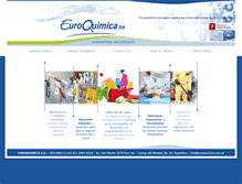 Tablet Screenshot of euroquimica.com.ar